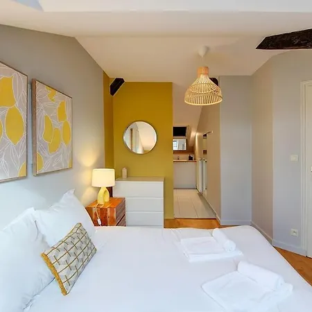 Beau Duplex - Calme - Parking Prive Lägenhet *